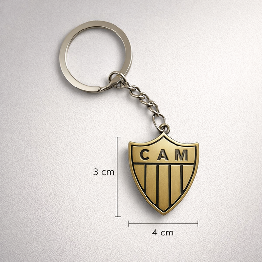 Metal Atletico Mineiro Keychain – 4cm x 3cm