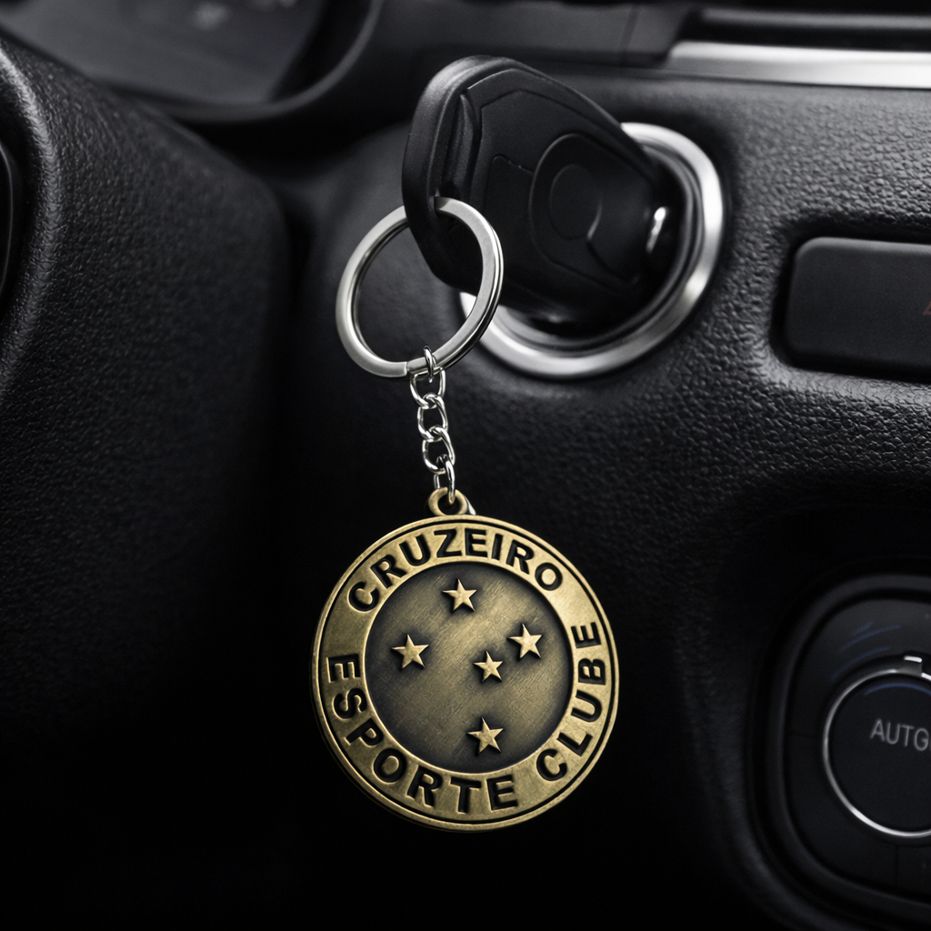 Metal Cruzeiro Keychain – 4cm x 3cm