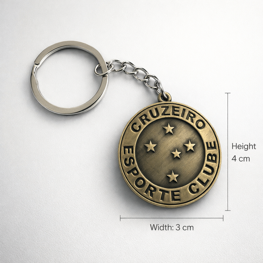 Metal Cruzeiro Keychain – 4cm x 3cm