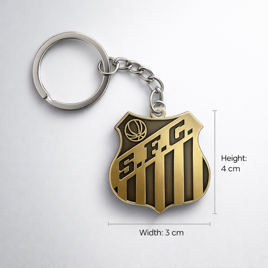 Metal Santos Keychain – 4cm x 3cm