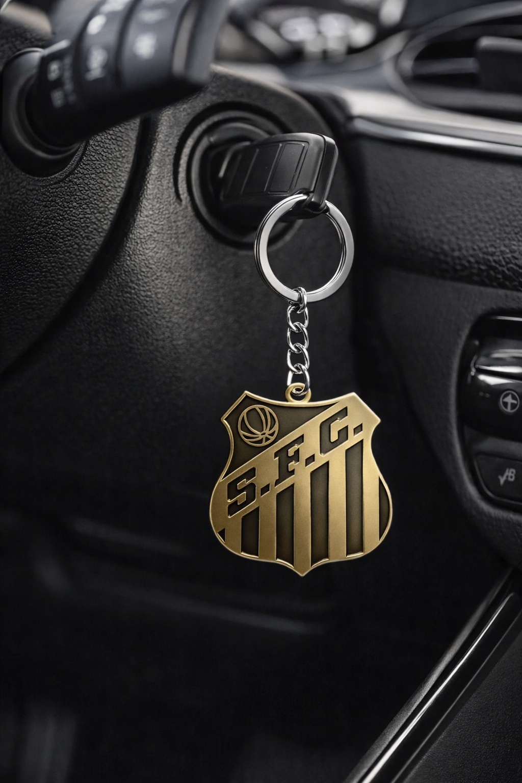 Metal Santos Keychain – 4cm x 3cm