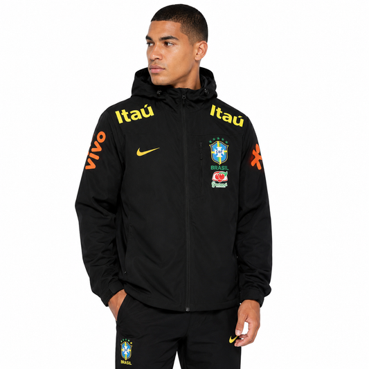 Brazil training Suit Jacket Black 2026 - FIFA World Cup