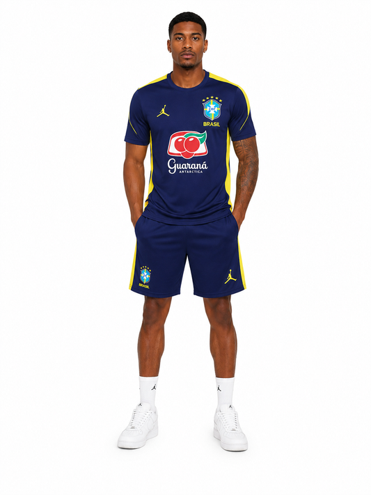 Brazil Short Training Suit Jordan Royal 2026 - FIFA World Cup