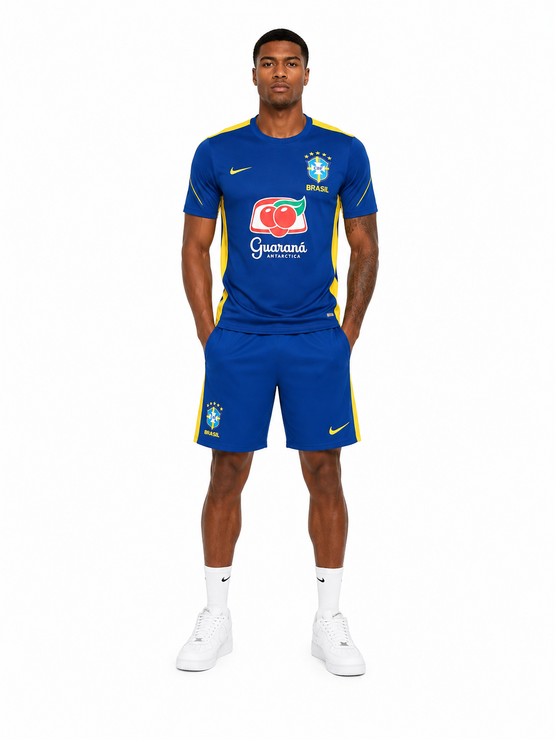 Brazil Short Training Suit Jordan Blue 2026 - FIFA World Cup