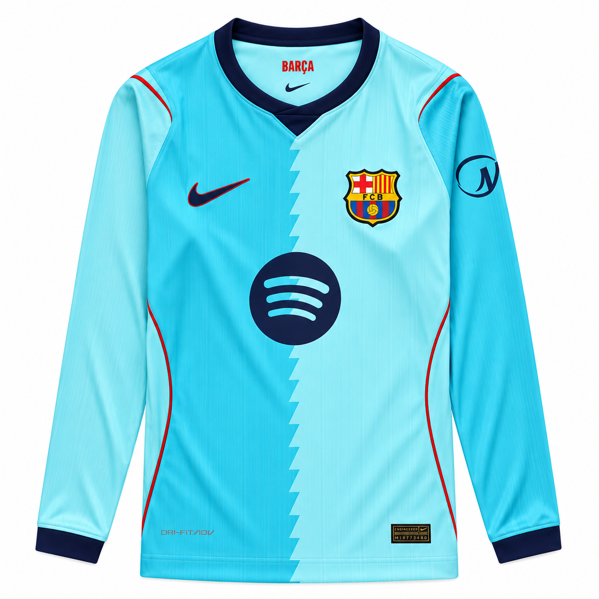 Barcelona Third Long Sleeve Jersey 26/27