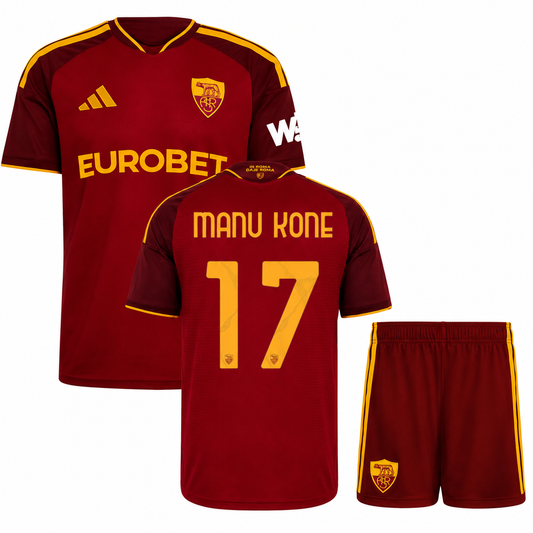As Roma Home Kids Kit 26/27 - Manu Kone #17