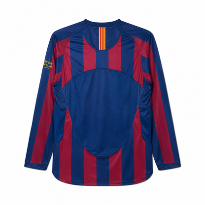 Barcelona Home Retro Long Sleeve Jersey 05-06