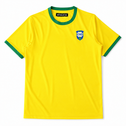 Brazil Home 1970 Jersey Soccer - Retro Version