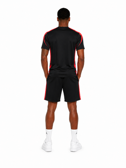 Brazil Short Training Suit Jordan Black - Red 2026 - FIFA World Cup