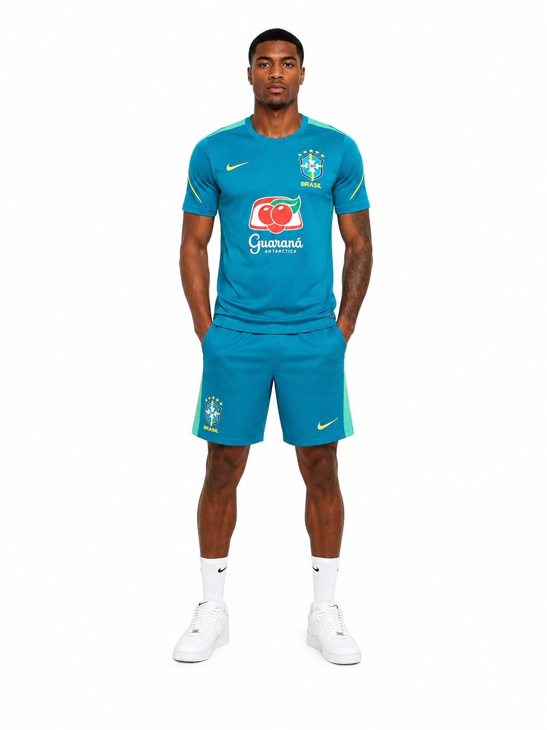 Brazil Short Training Suit Jordan Blue 2026 - FIFA World Cup