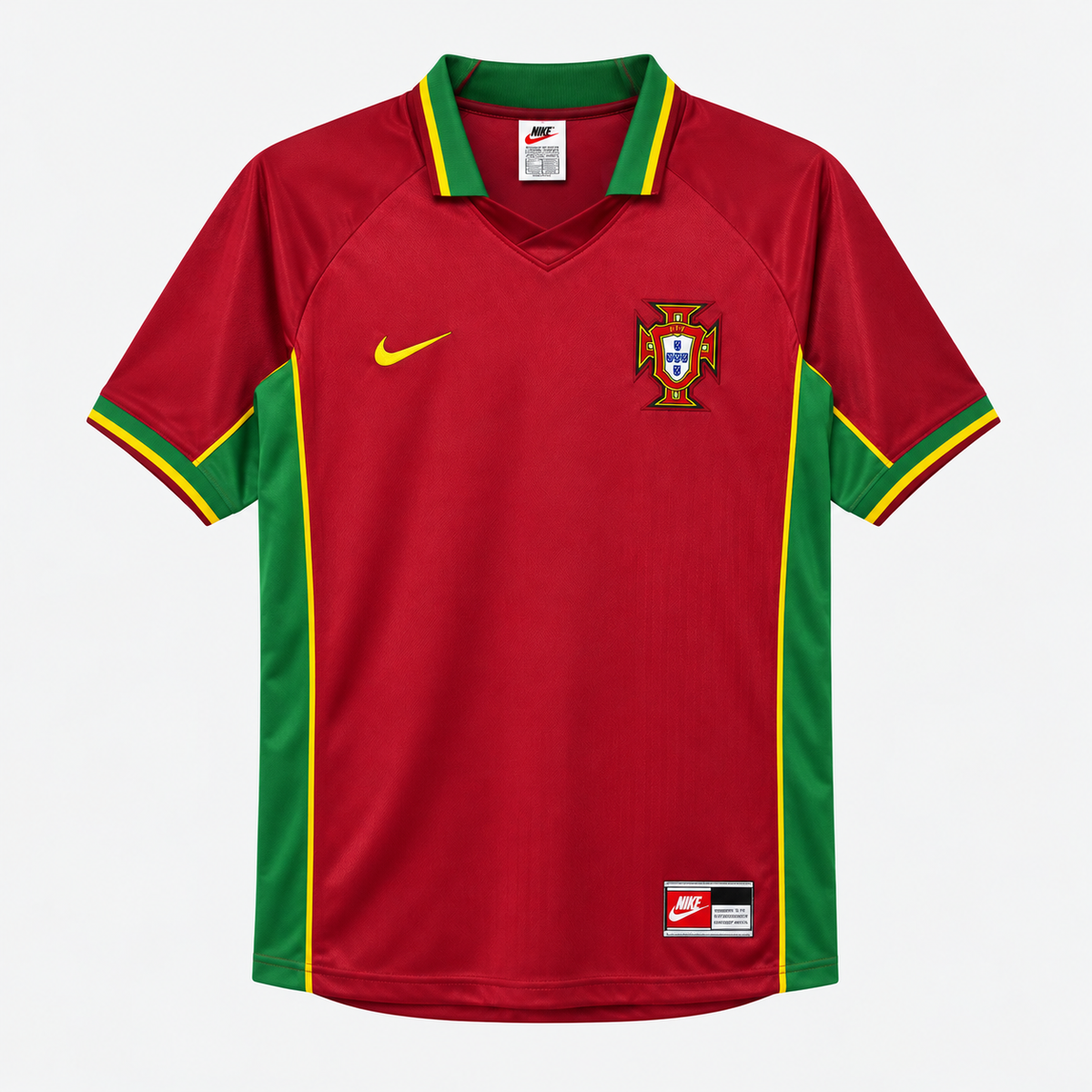 Portugal Home Retro Jersey 1998