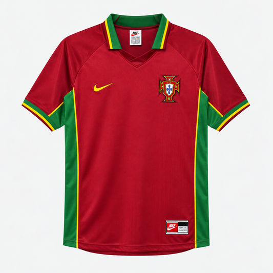 Portugal Home Retro Jersey 1998