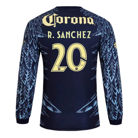 Club América Away R. SANCHEZ 20 Long Sleeve Jersey 25-26