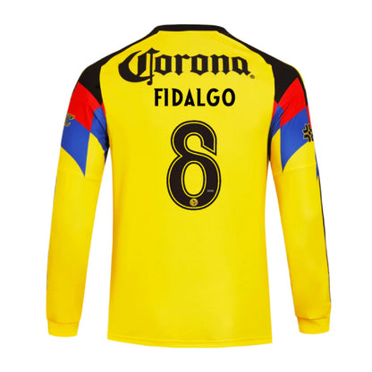 Club América Home FIDALGO 8 Long Sleeve Jersey 25-26
