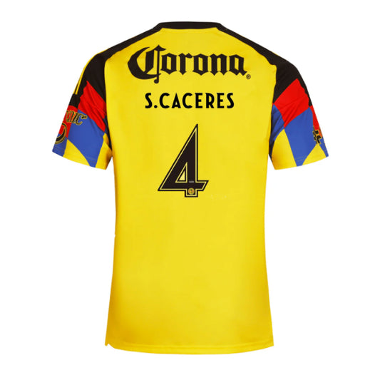 Club América Home S. Caceres 4 Jersey 25-26