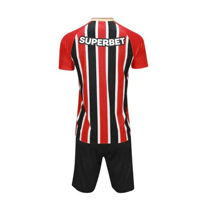 São Paulo 2025/26 Away Jersey Soccer - Kit Kids