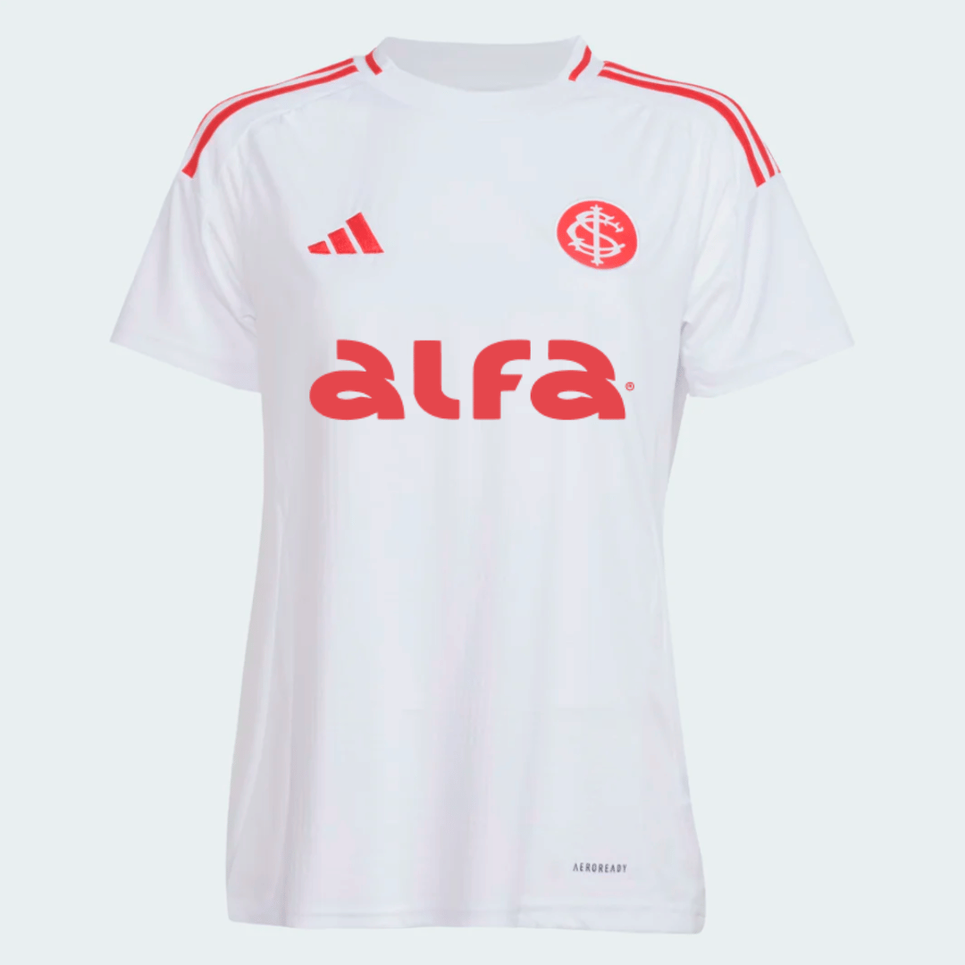 Internacional 2025/26 Away Jersey Soccer Women With Sponsors
