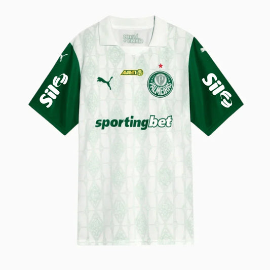 Palmeiras 2025/26 II Away Jersey Full Sponsors - Fan Version