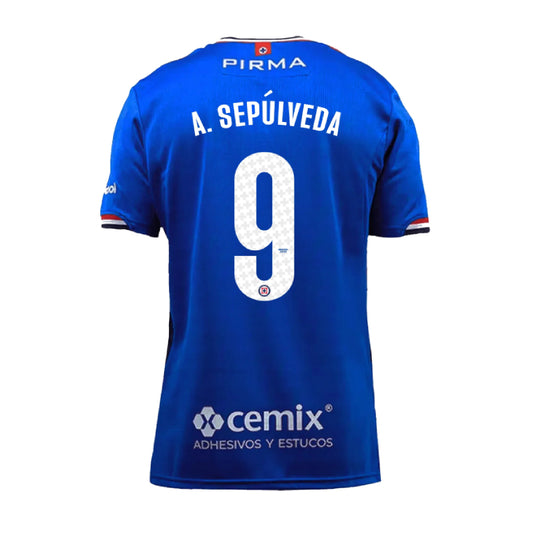 Cruz Azul Home A. SEPÚLVEDA #9 Jersey 25-26