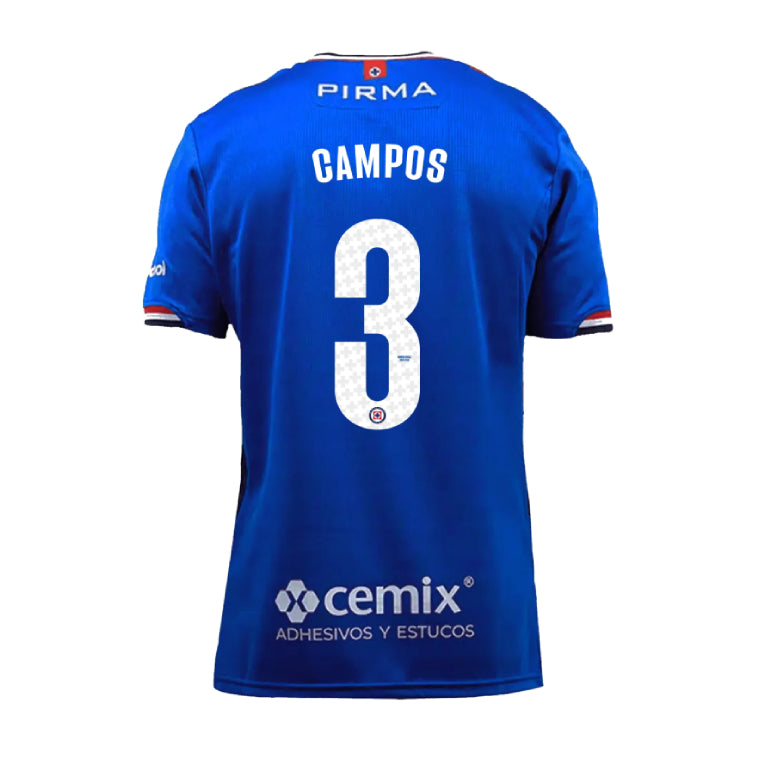 Cruz Azul Home CAMPOS #3 Jersey 25-26