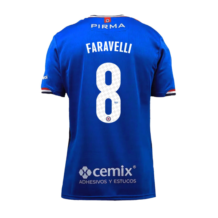 Cruz Azul Home FARAVELLI #8 Jersey 25-26