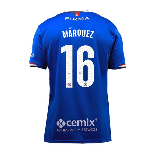Cruz Azul Home MÁRQUEZ #16 Jersey 25-26