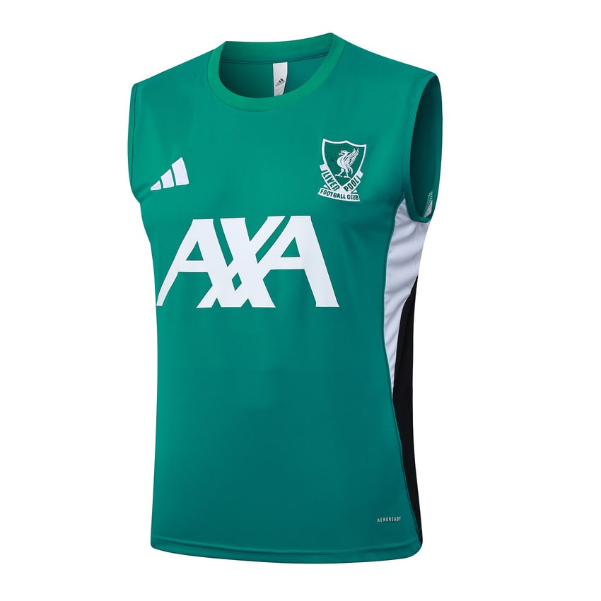Liverpool Training Tank Top Kit Green/Black 25/26