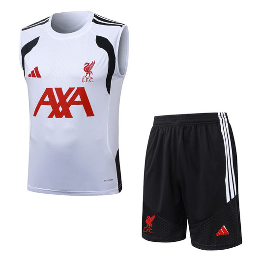 Liverpool Training Tank Top Kit White/Black 26/27
