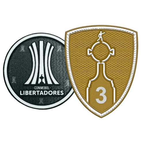 Patches Libertadores 3 Trophies Set