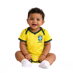 Brazil 2026 Home Body Baby - World Cup 2026