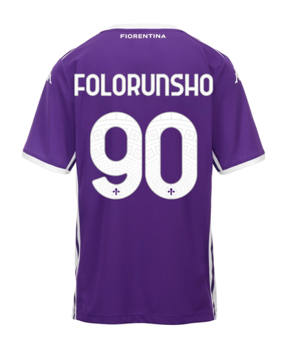 Fiorentina Home FOLORUNSHO 90 Jersey 25-26