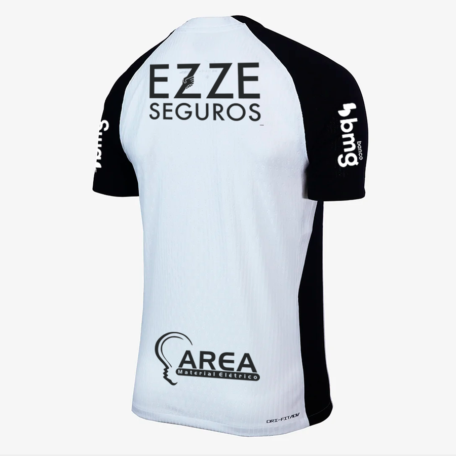 Corinthians 2025/26 I Home Jersey Soccer Full Sponsors - Player Version