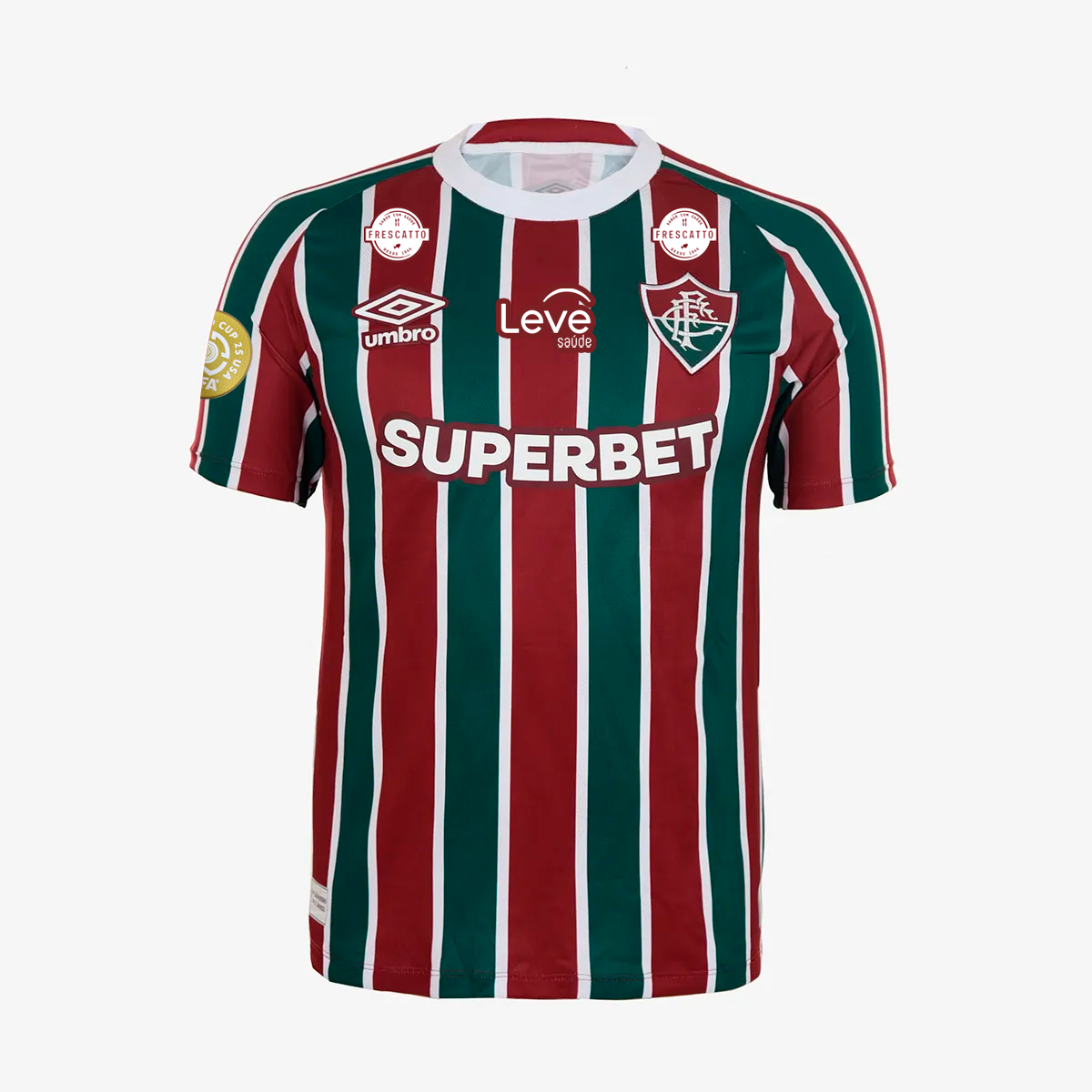 Fluminense 2025/26 I Home Jersey Soccer Full Sponsors - Fan Version