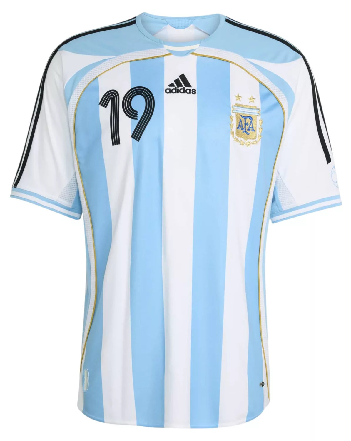 Argentina Home Jersey 2006 Messi #19 - Retro