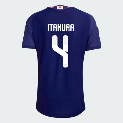 Japan Home ITAKURA 4 Jersey World Cup 2026 (Player Version)