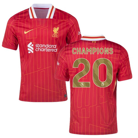 Liverpool Home Champions 20 Jersey 24-25