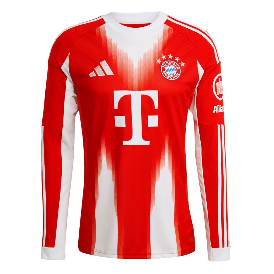 Bayern Munich Home Long Sleeve Jersey 25/26