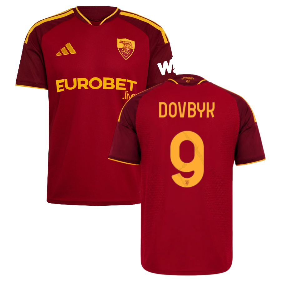 AS Roma Home DOVBYK #9 Jersey 26-27