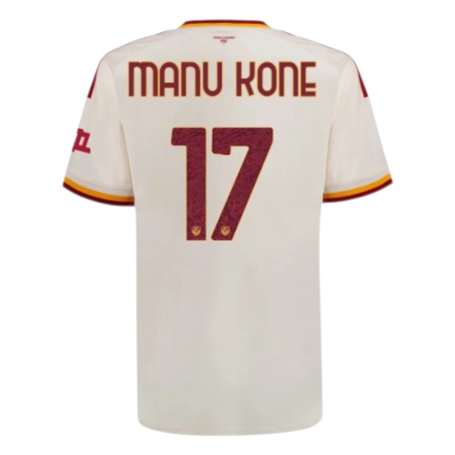 AS Roma Away Kids Kit 26/27 - MANU KONE #17