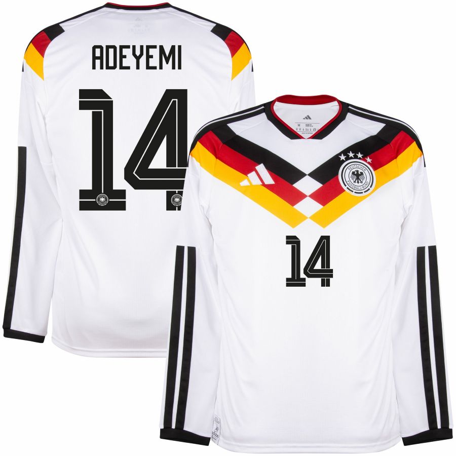 Germany Home Long Sleeve ADEYEMI #14 Jersey 26-27