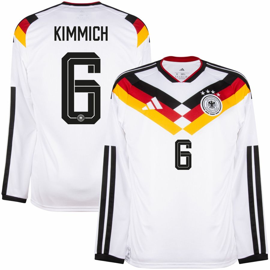 Germany Home Long Sleeve KIMMICH #6 Jersey 26-27
