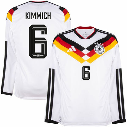 Germany Home Long Sleeve KIMMICH #6 Jersey 26-27