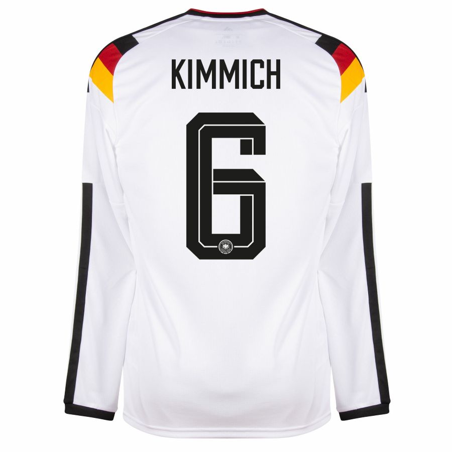 Germany Home Long Sleeve KIMMICH #6 Jersey 26-27