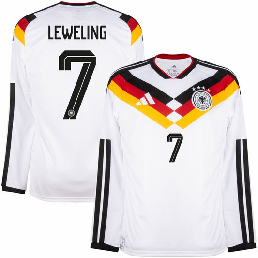 Germany Home Long Sleeve LEWELING #7 Jersey 26-27