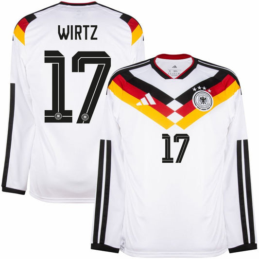 Germany Home Long Sleeve WIRTZ #17 Jersey 26-27