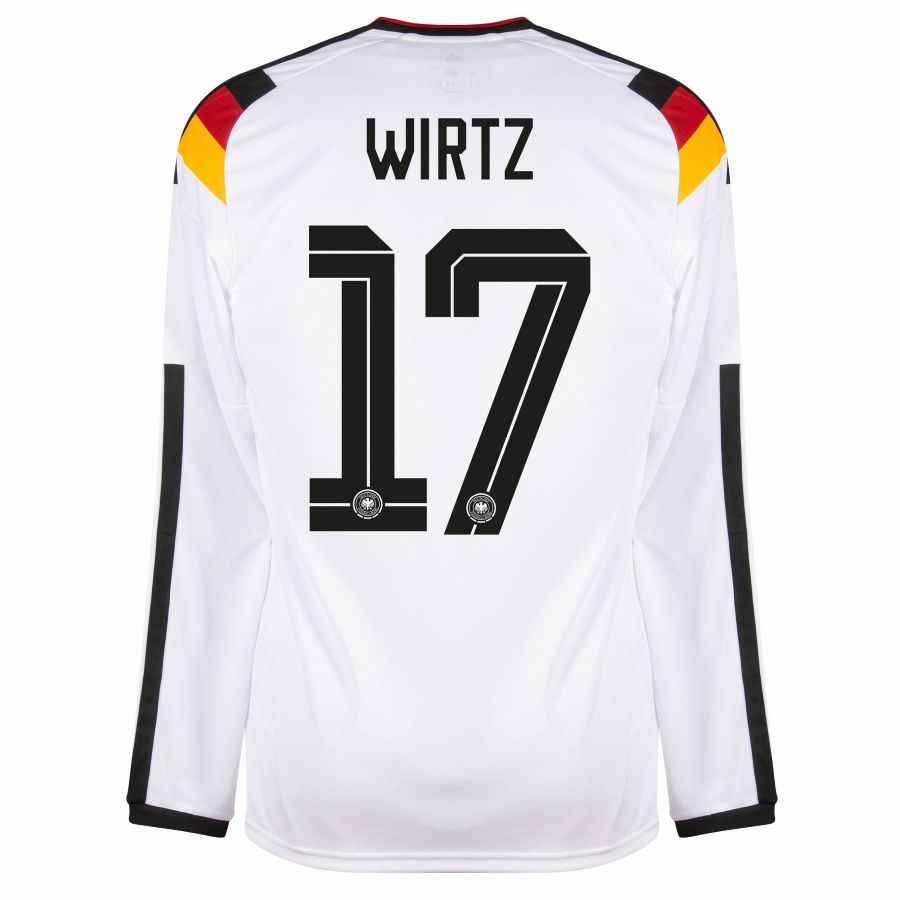 Germany Home Long Sleeve WIRTZ #17 Jersey 26-27