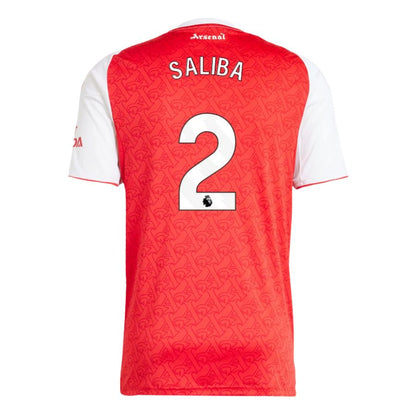 Arsenal Home SALIBA #2 Jersey 25-26