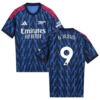 Arsenal Away G.JESUS #9 Jersey 25-26