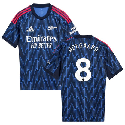 Arsenal Away ØDEGAARD #8 Jersey 25-26
