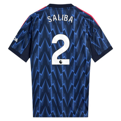 Arsenal Away SALIBA #2 Jersey 25-26